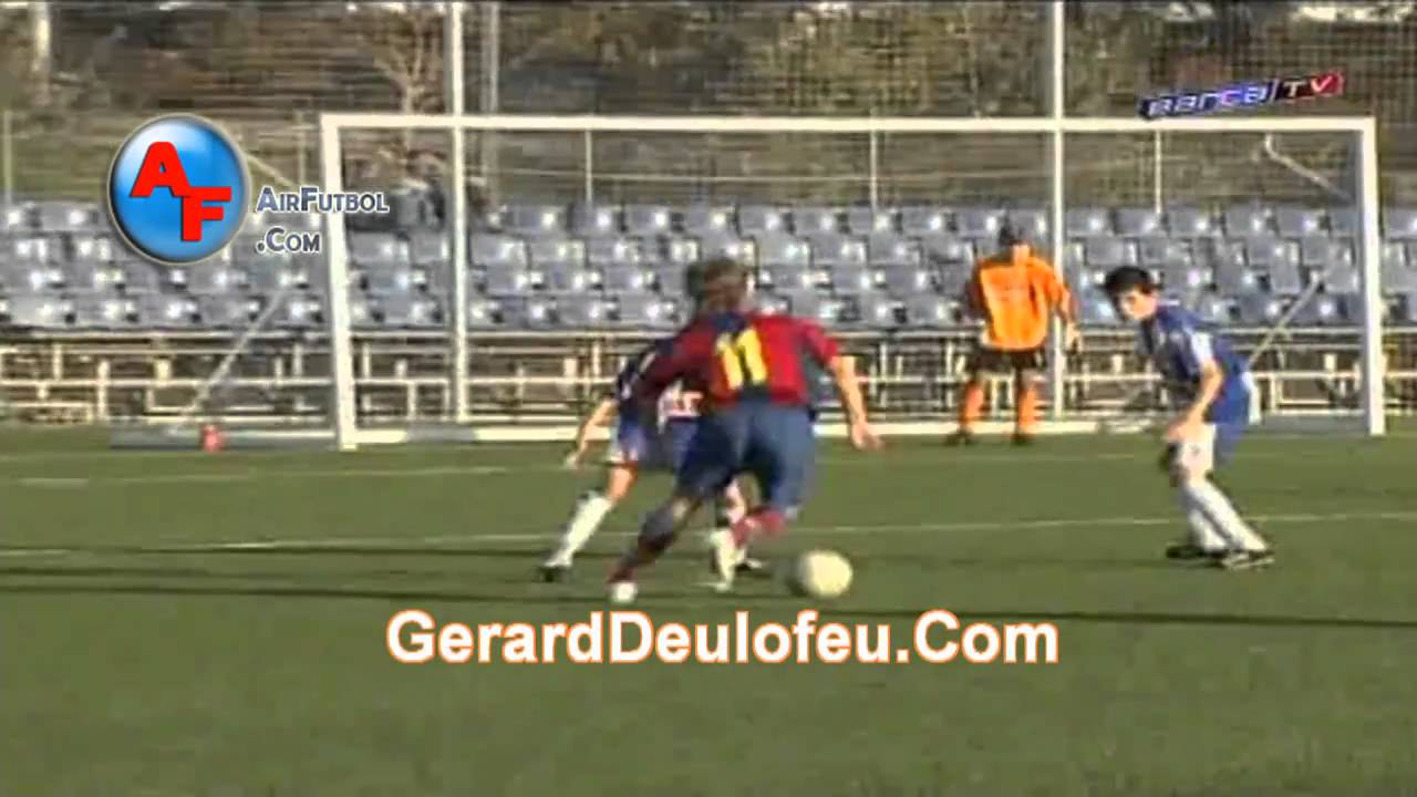 GOLAZO de Gerard Deulofeu vs Espanyol ( 2007-2008 ) [ AirFutbol.Com