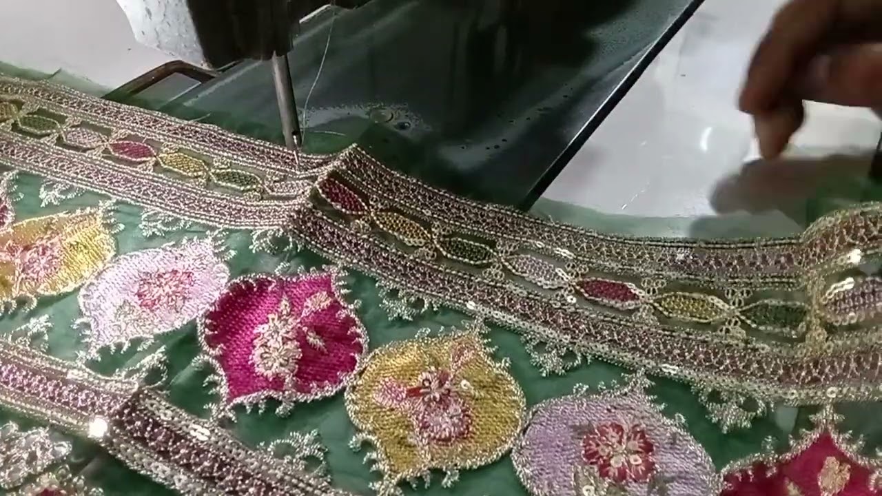 گلے اور دامن کا پیج لگانا کا طریقہ 
