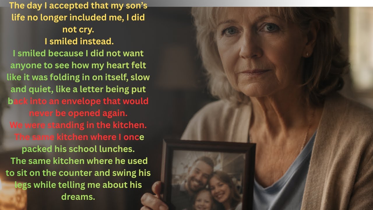 The day I accepted that my son’s life no longer included me, I did not cry.I smiled instead