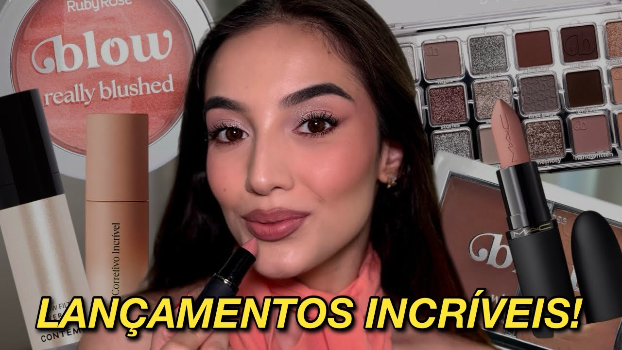 MAKE COM LANÇAMENTOS QUE AMEI DE JANEIRO/FEVEREIRO 