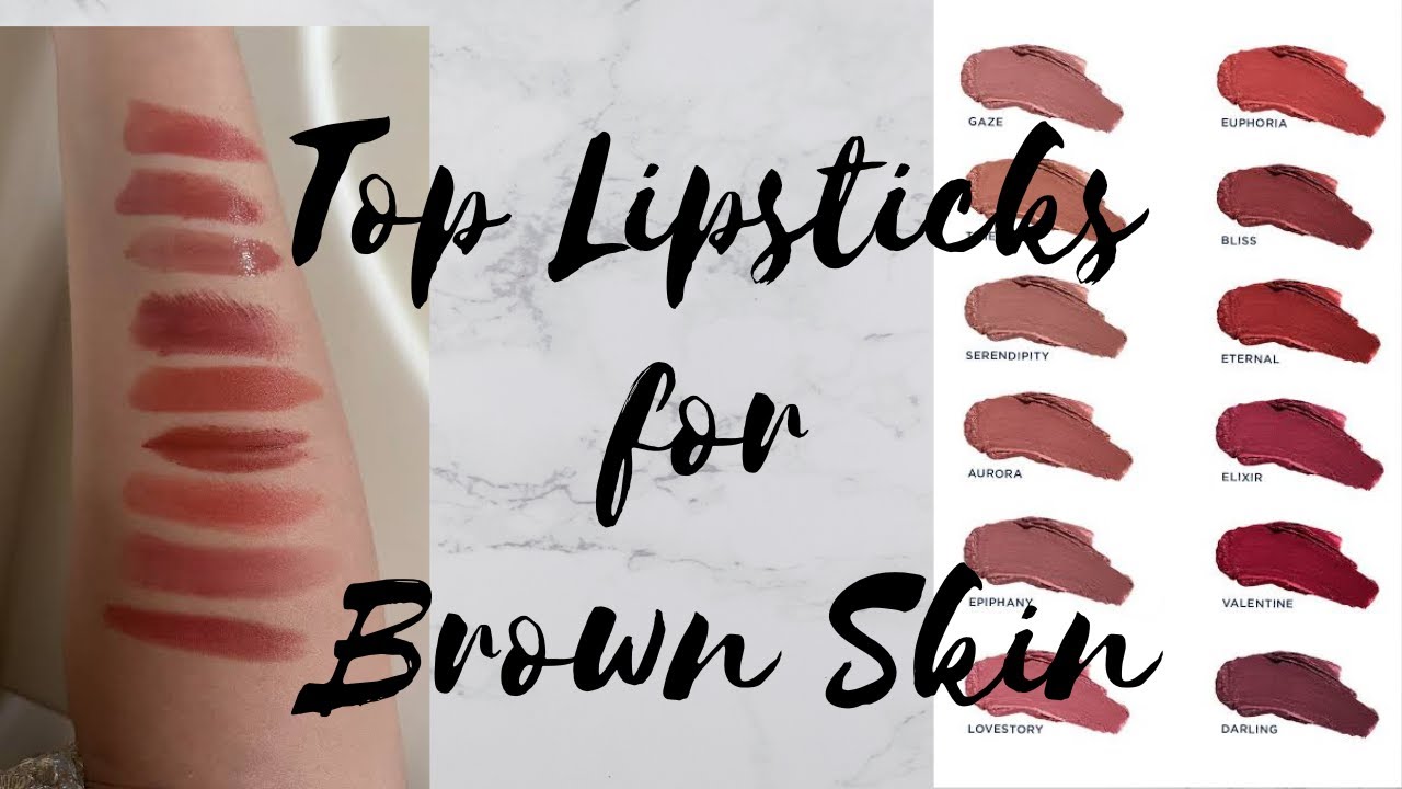 Top Lipsticks for Brown Skin: Pinks, Nudes, and Reds