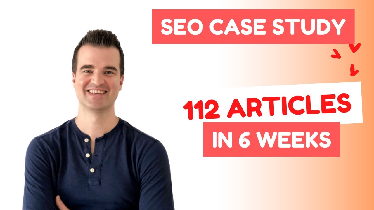 112 Articles In 6 Weeks (SEO Case Study)
