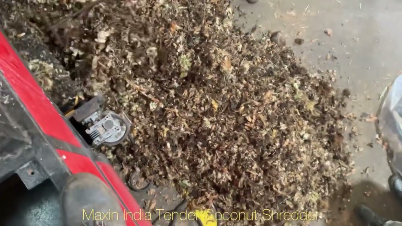 Tender Coconut Shredding, Tender Coconut Crushing, Tender Coconut Shredder, #GreenCoconutShredder,