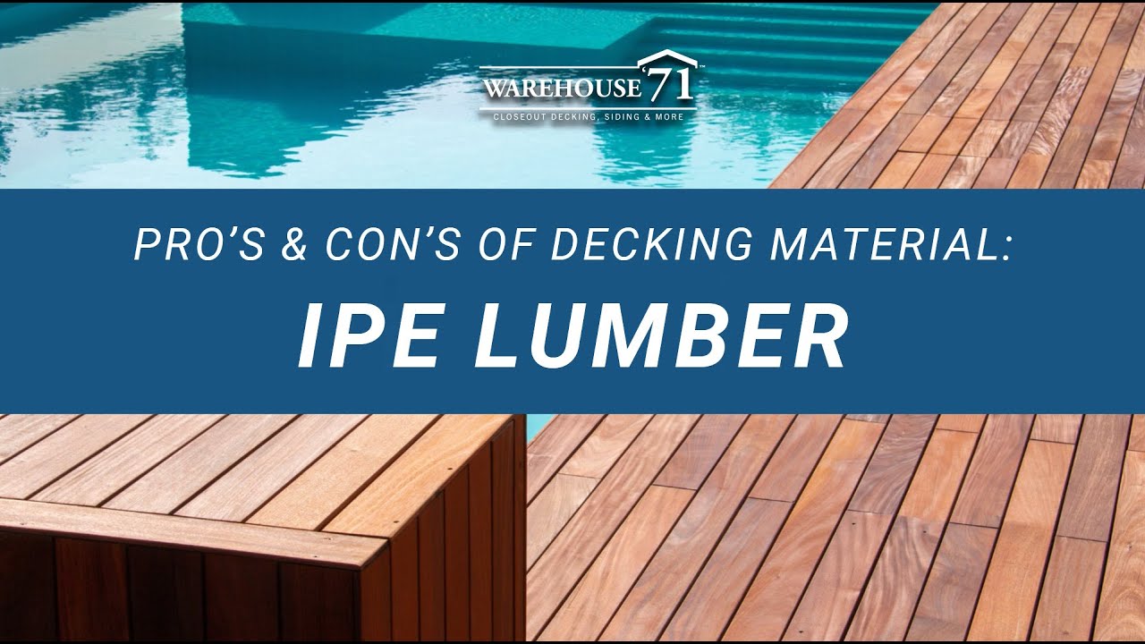Decking Material: Pros & Cons of IPE