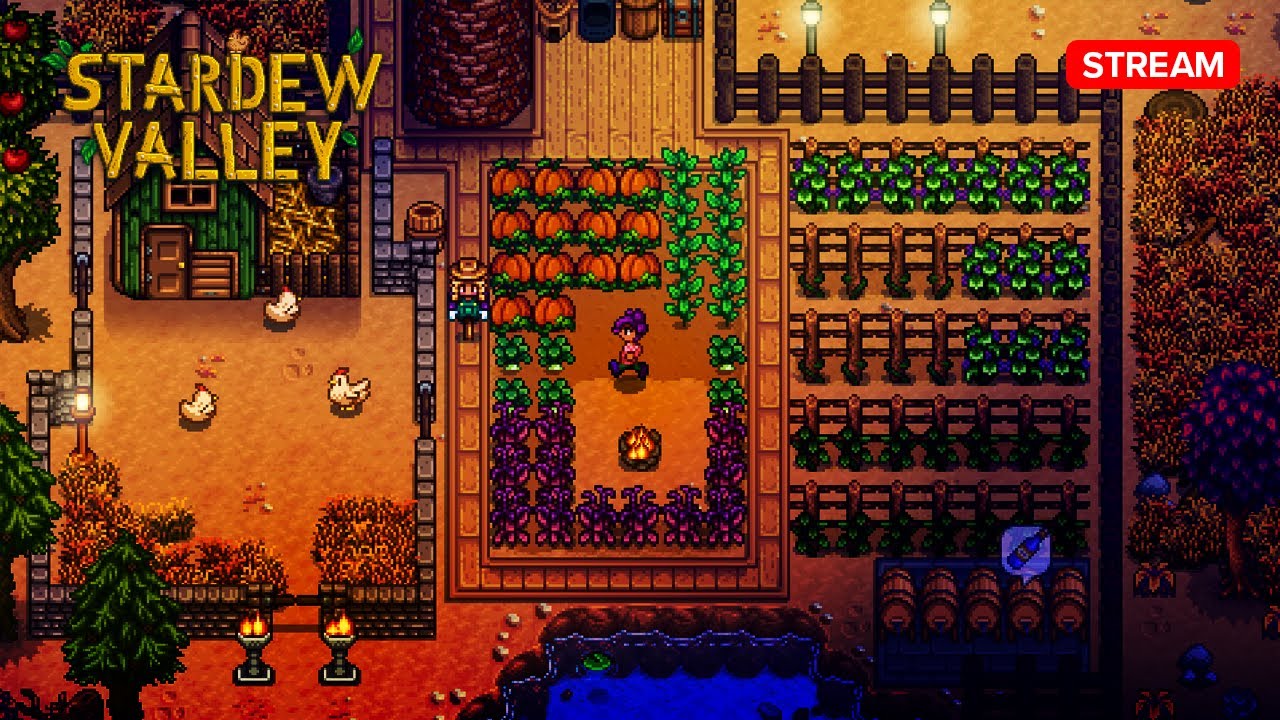 Primera vez jugando Stardew Valley con mi mujer