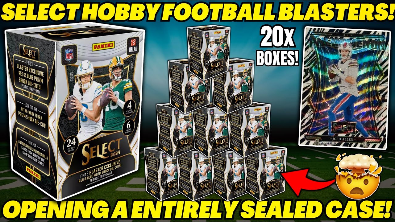 *HOBBY BLASTERS ARE LOADED?!🤯 2024 SELECT FOOTBALL BLASTER BOX REVIEW!🏈