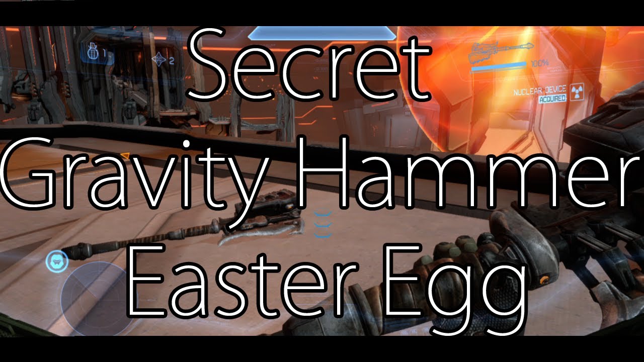 Halo 4 - Secret Gravity Hammer Easter Egg on Midnight