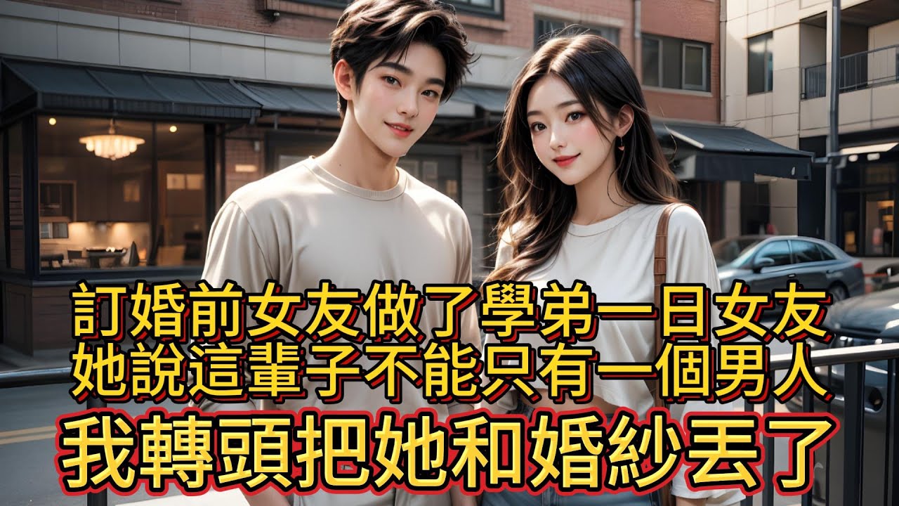 訂婚前女友做了學弟一日女友，她說這輩子不能只有一個男人，我轉頭把她和婚紗丟了。