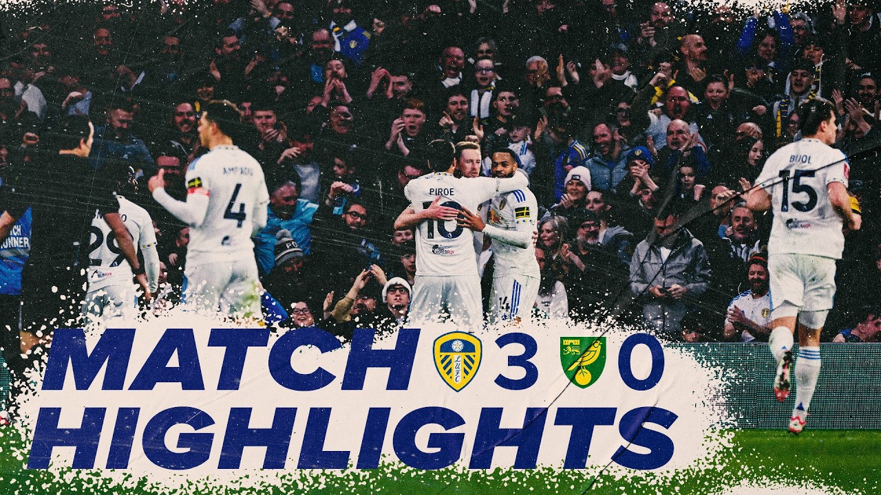 Into the quarter-finals! Leeds United 3-0 Norwich City | FA Cup highlights