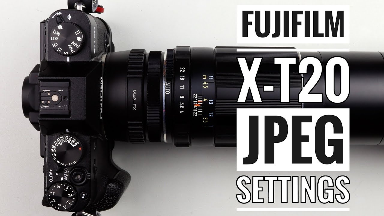 Fuji X-T20 Jpeg Settings (Straight Out Of the Camera!)