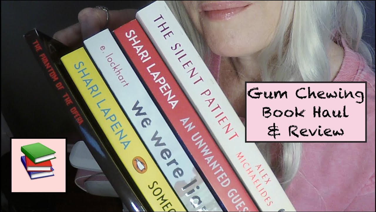 ASMR Gum Chewing Book Haul & Review | Whispered Ramble