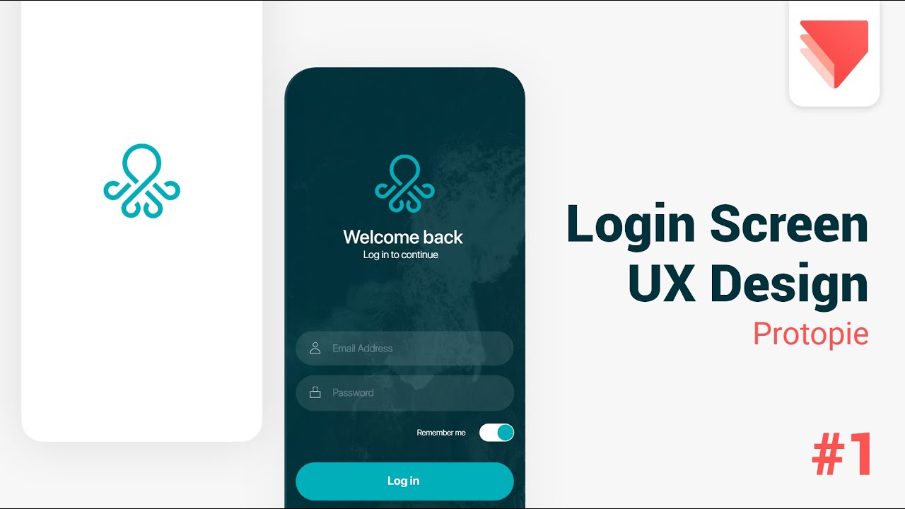 Login Screen UX Design with ProtoPie | Part 1