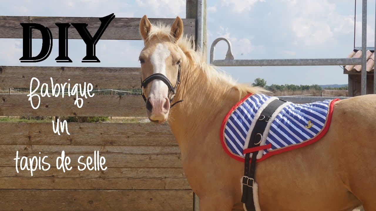 DIY | Tuto' - Confection d'un tapis de selle de A à Z.