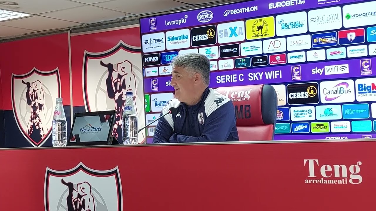 Conferenza stampa di mister Boscaglia pre Ternana-Samb