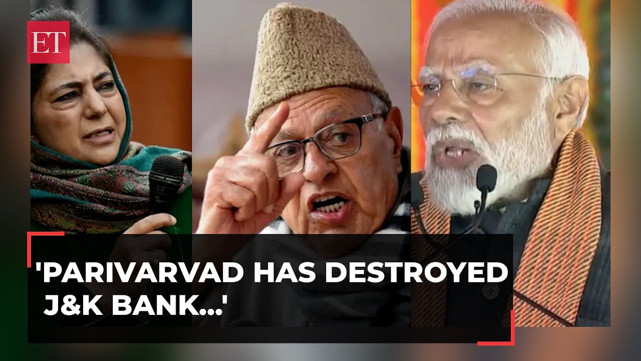'Parivarvad has destroyed J&K bank...': PM Modi targets Abdullah and Mufti in Srinagar rally