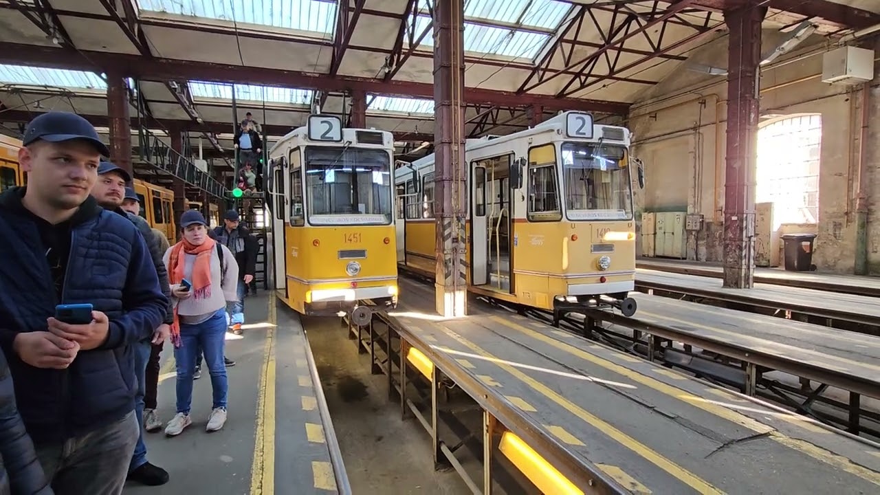 Ferencvárosi kocsiszín nyílt nap körbetekintős videó 2024.10.19 szombat