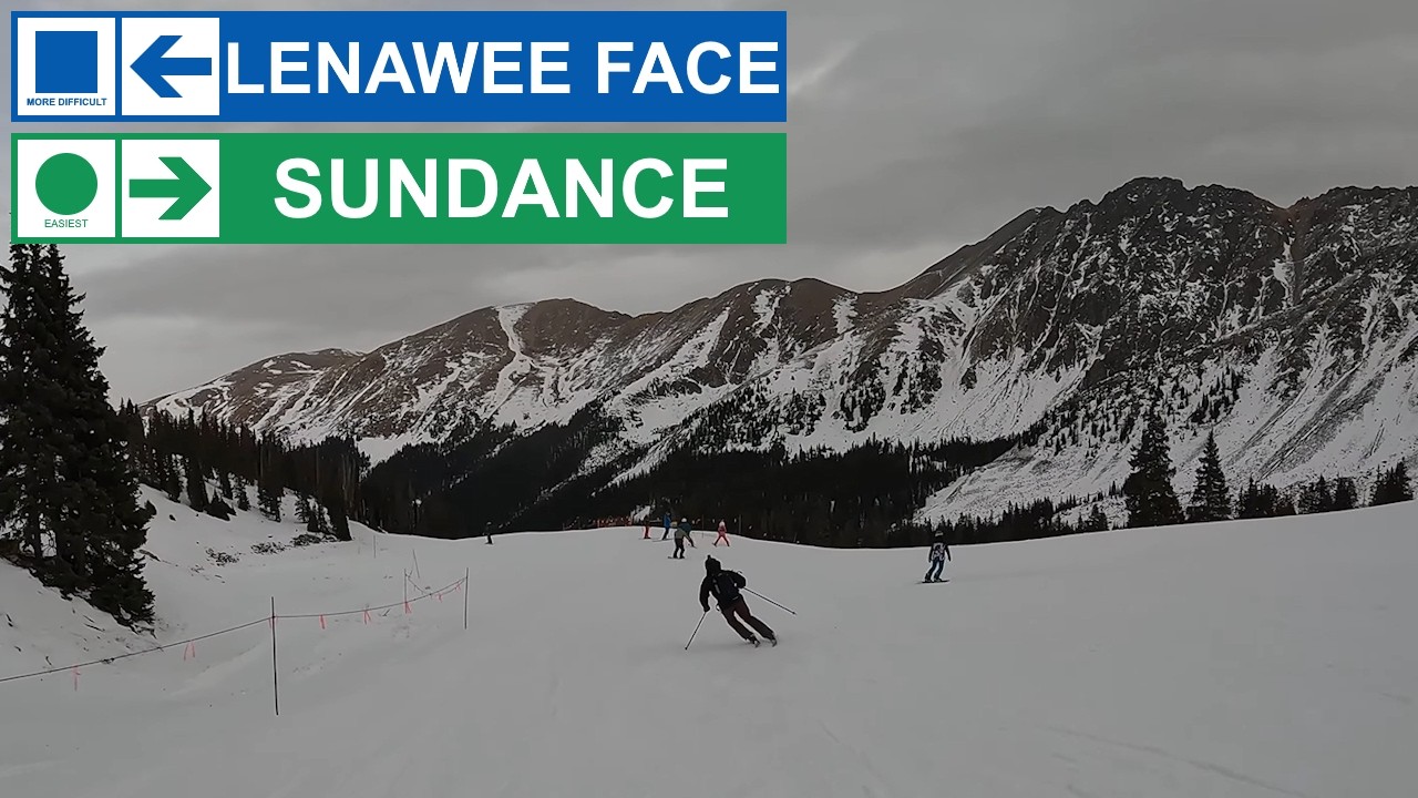 A-Basin, CO - 🟦 Lenawee Face to Dercum's Gulch to 🟢 Sundance (1-1-26) [4K]