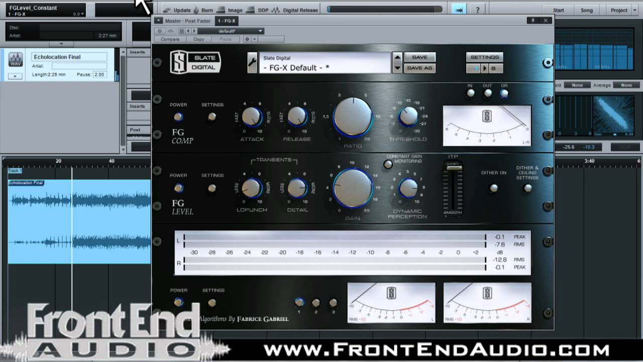 Slate Digital FG-X- In Action