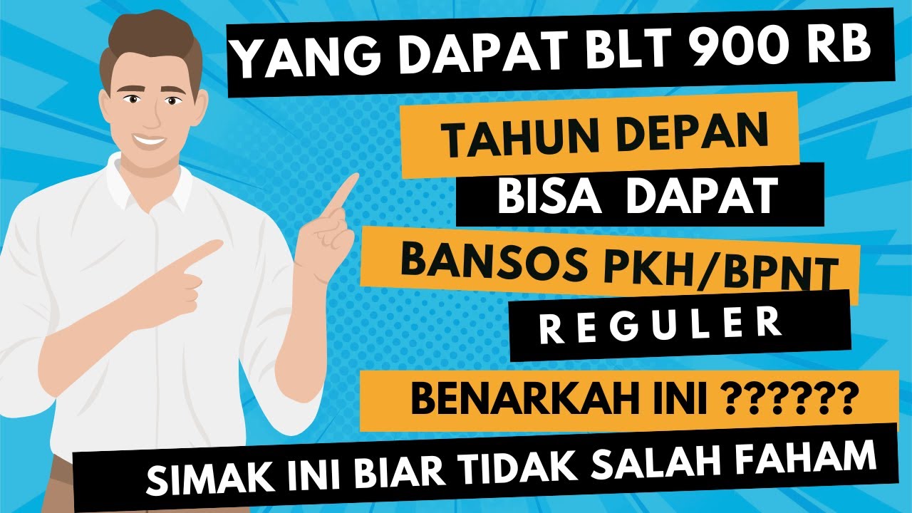 🔴 DAPAT BLTS 900.000 OTOMATIS BISA DAPAT PKH/BPNT ❓❓❓ JANGAN SALAH FAHAM DULU YA, SIMAK INI