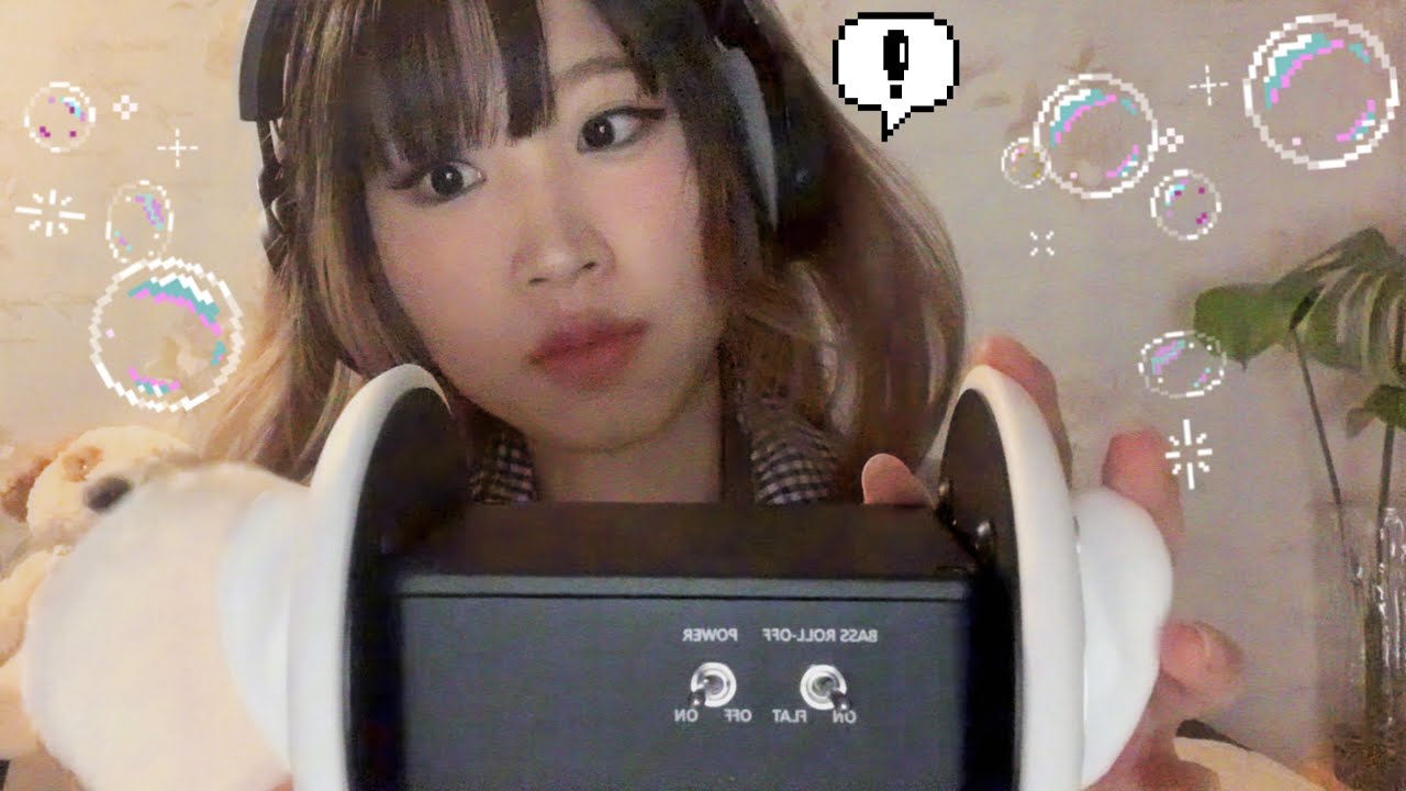 ASMR bouncy messy fast Ear Tapping for relax ദ്ദി˶ｰ̀֊ｰ́ )✧ patpatpatpatpat