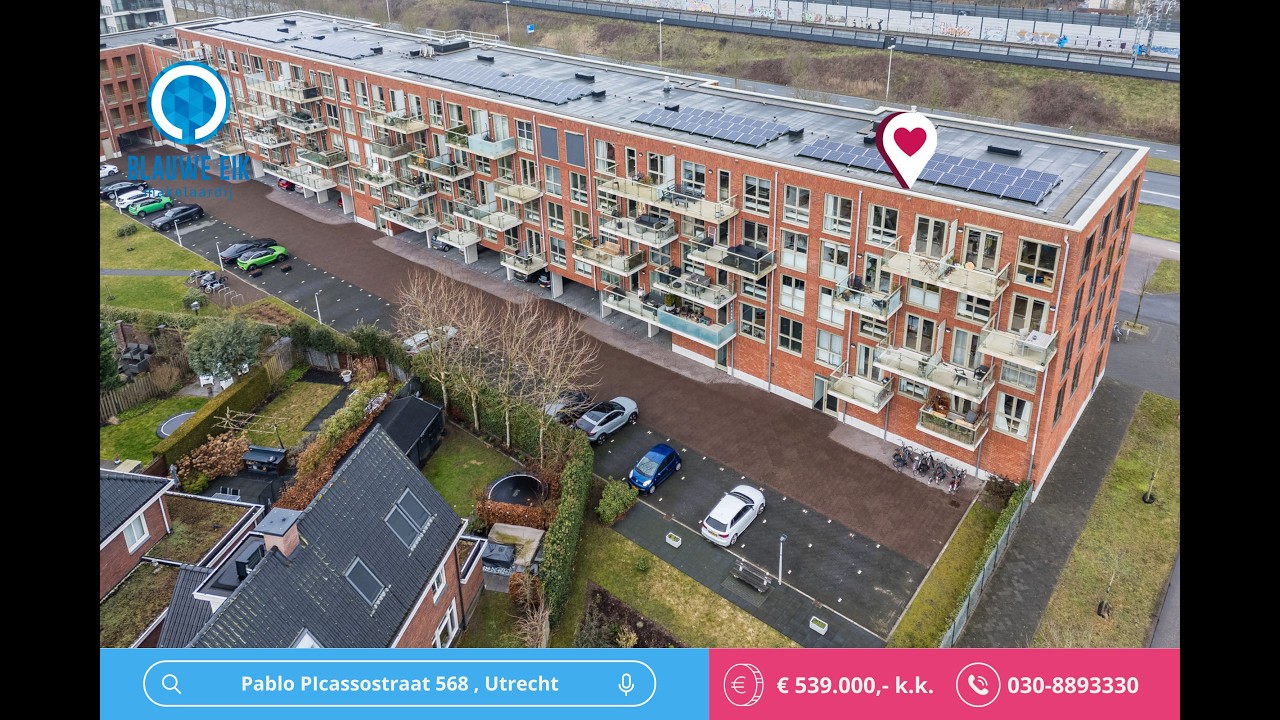 Pablo Picassostraat 568 Utrecht, Blauwe Eik Makelaardij
