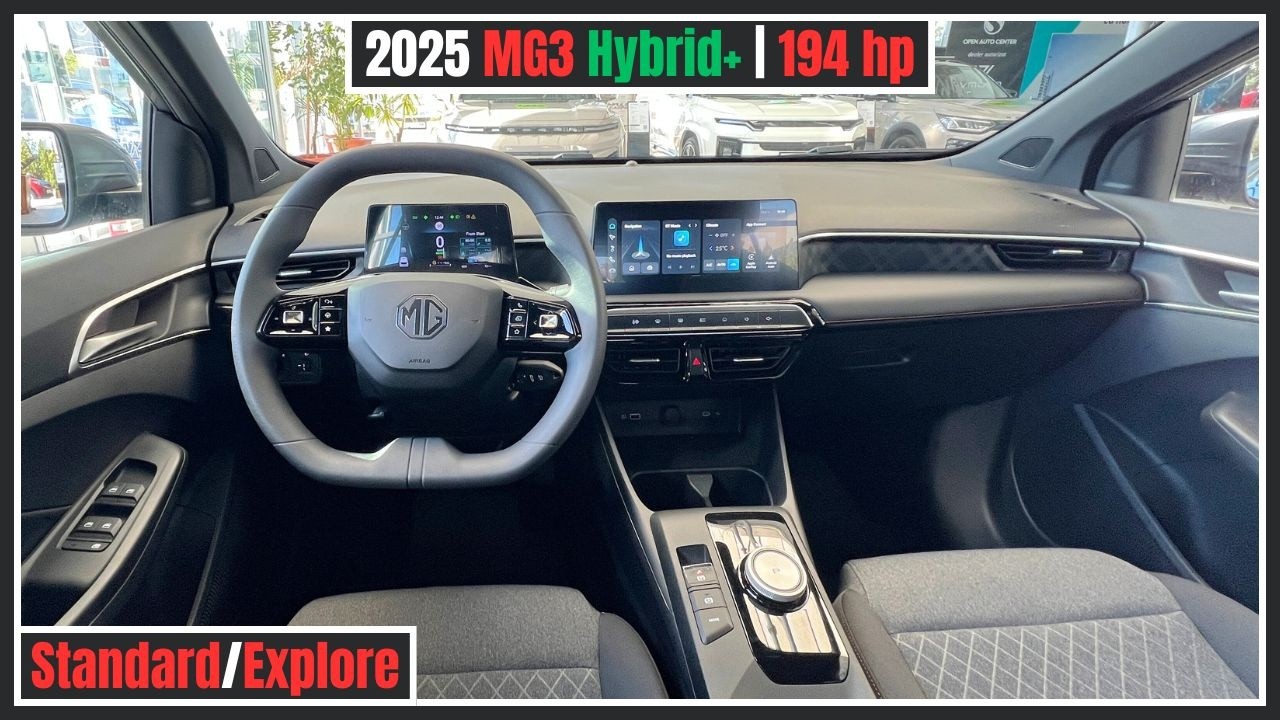 MG3 Hybrid+ 2025 (Standard/Explore) Review Interior & Exterior Details