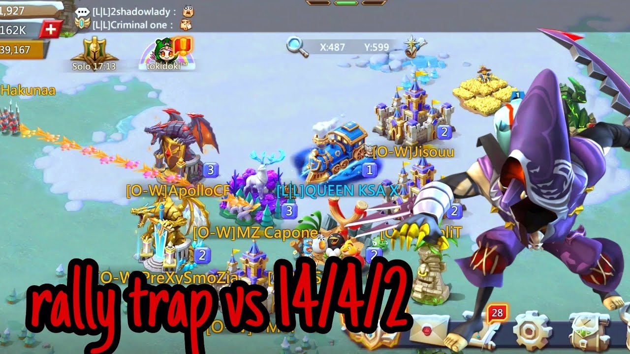 MINI RALLY TRAP LORDS MOBILE VS 14/4/2