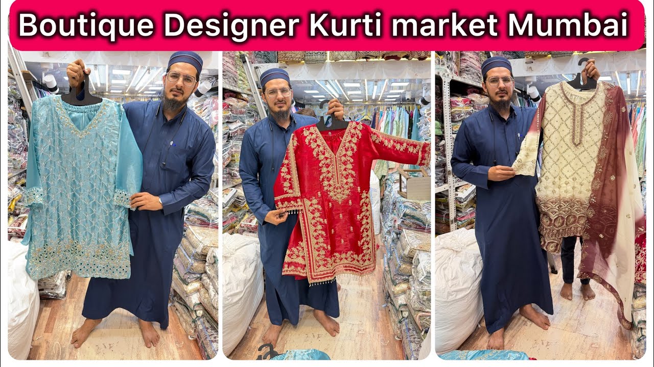 Surat Se Sasti Designer Kurti in Mumbai | Mumbai kurti Market | 