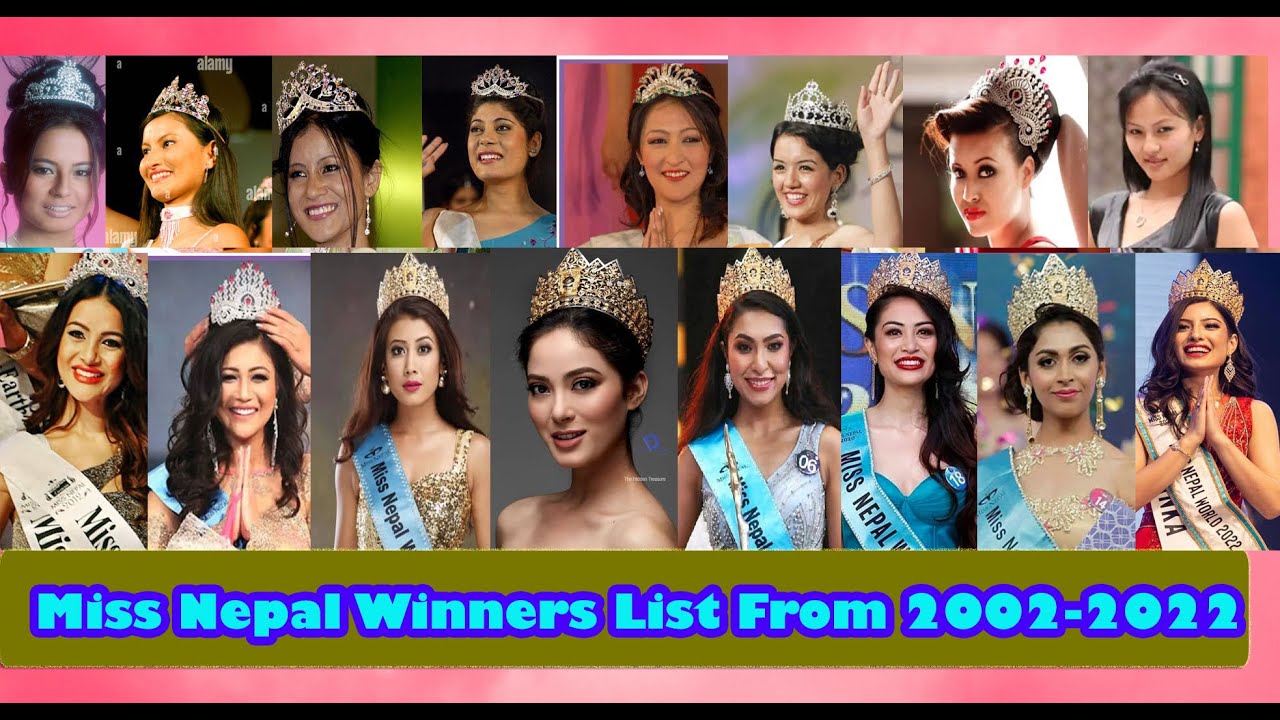 Miss Nepal Winners List From 2002-2022 & Crowning Moment 👑