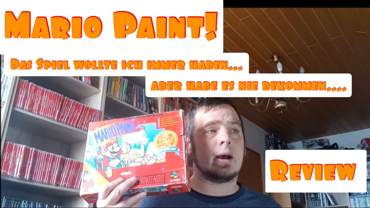 Mario Paint Das Spiel was ich immer wollte...aber nie bekommen habe.. Review deutsch