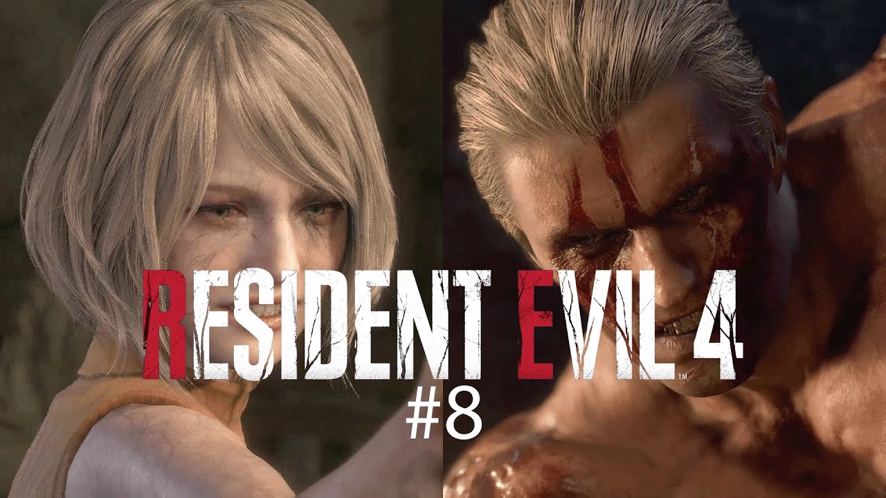 Ashley got captured again! And Fighting Jack Krauser!! | Resident Evil 4 Remake #8