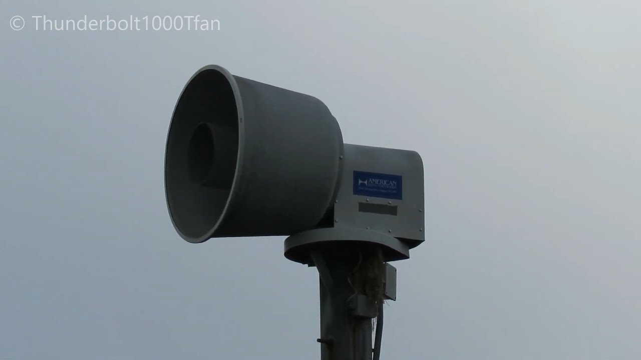 (Sick) American Signal RM-127 Siren Test | Full Alert & Attack | Kettering, OH | 1/4/21