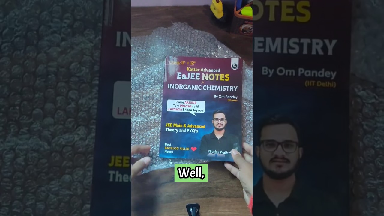 #EaJEE Inorganic chemistry notes by #ompandey sir #pw #jeemotivation #ejeenotes #studyvlog #jee