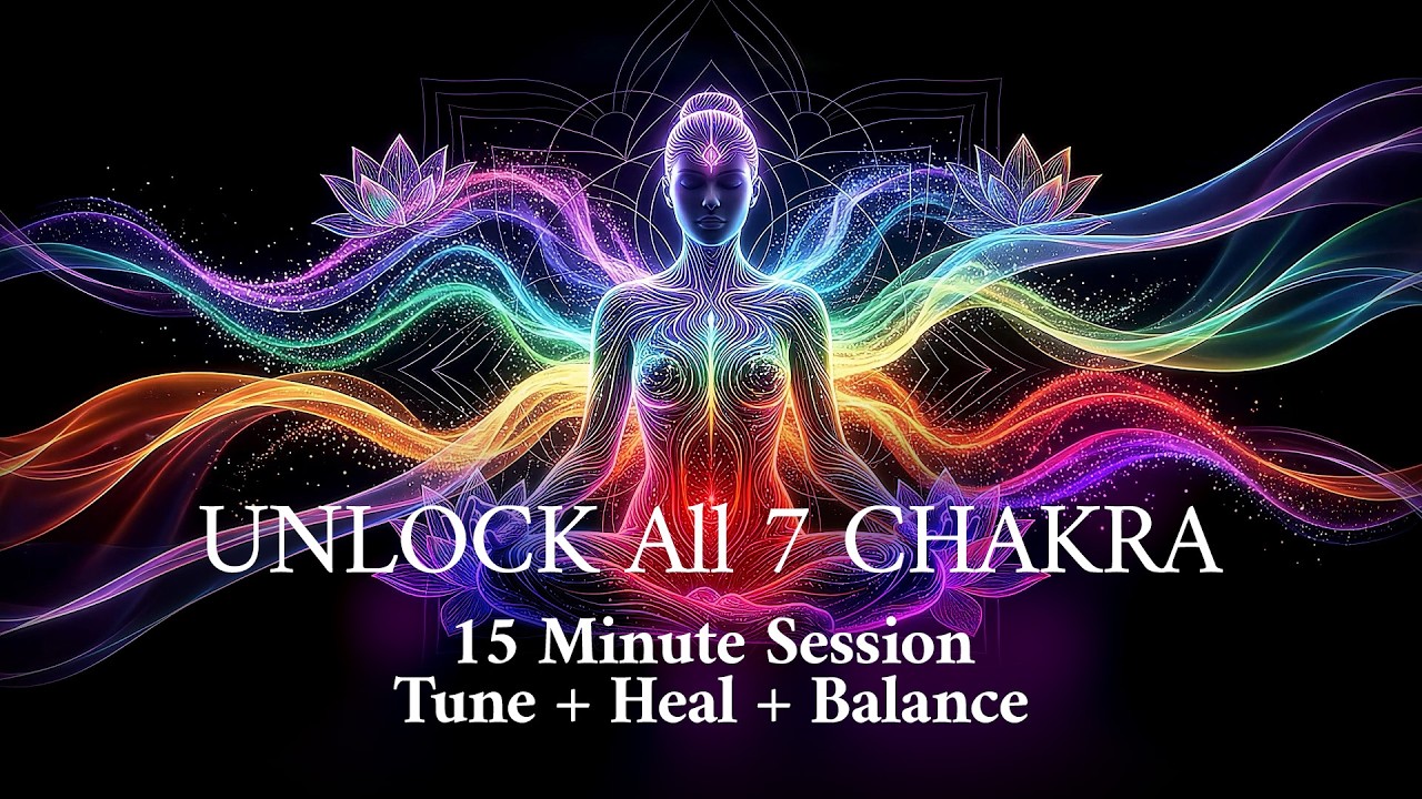 7 Chakras Mantra Chanting Meditation | 15 Minute Session  - Tune + Heal + Balance #chakra