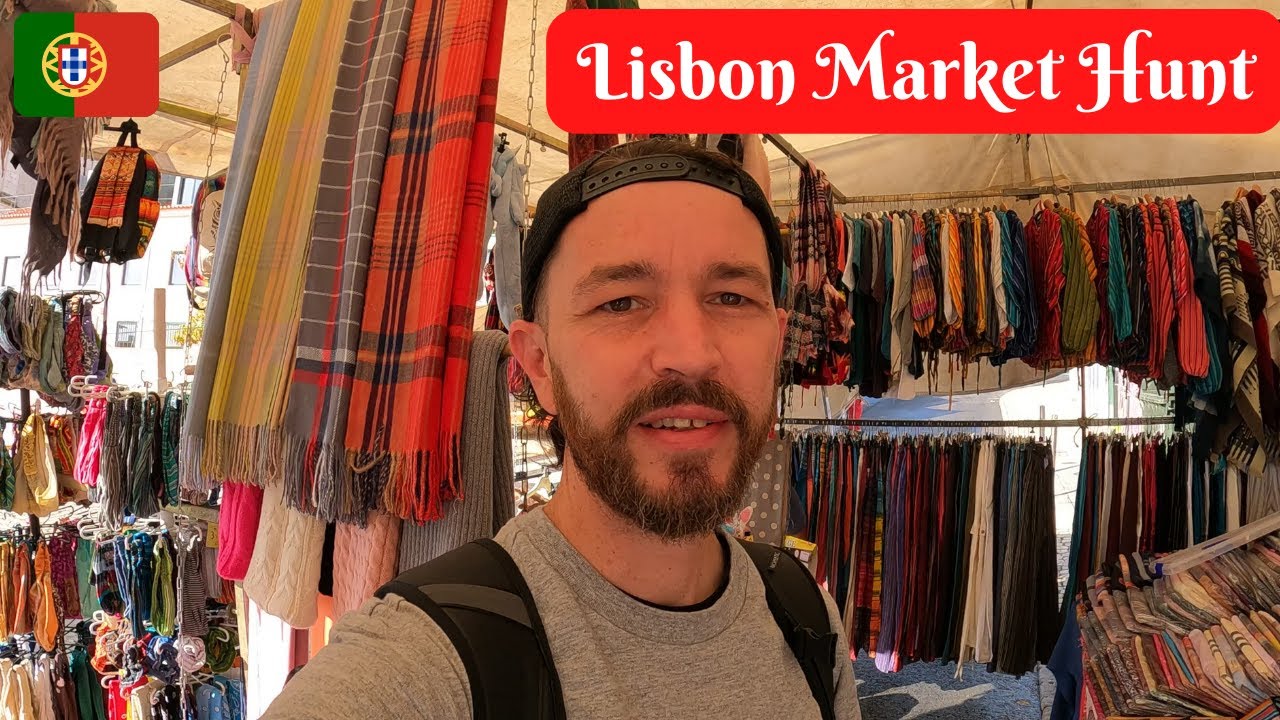Lisbon Market Hunt! Portuguese Breakfast Food Street Shopping Urban Exploration! Travel Vlog 29 🇵🇹