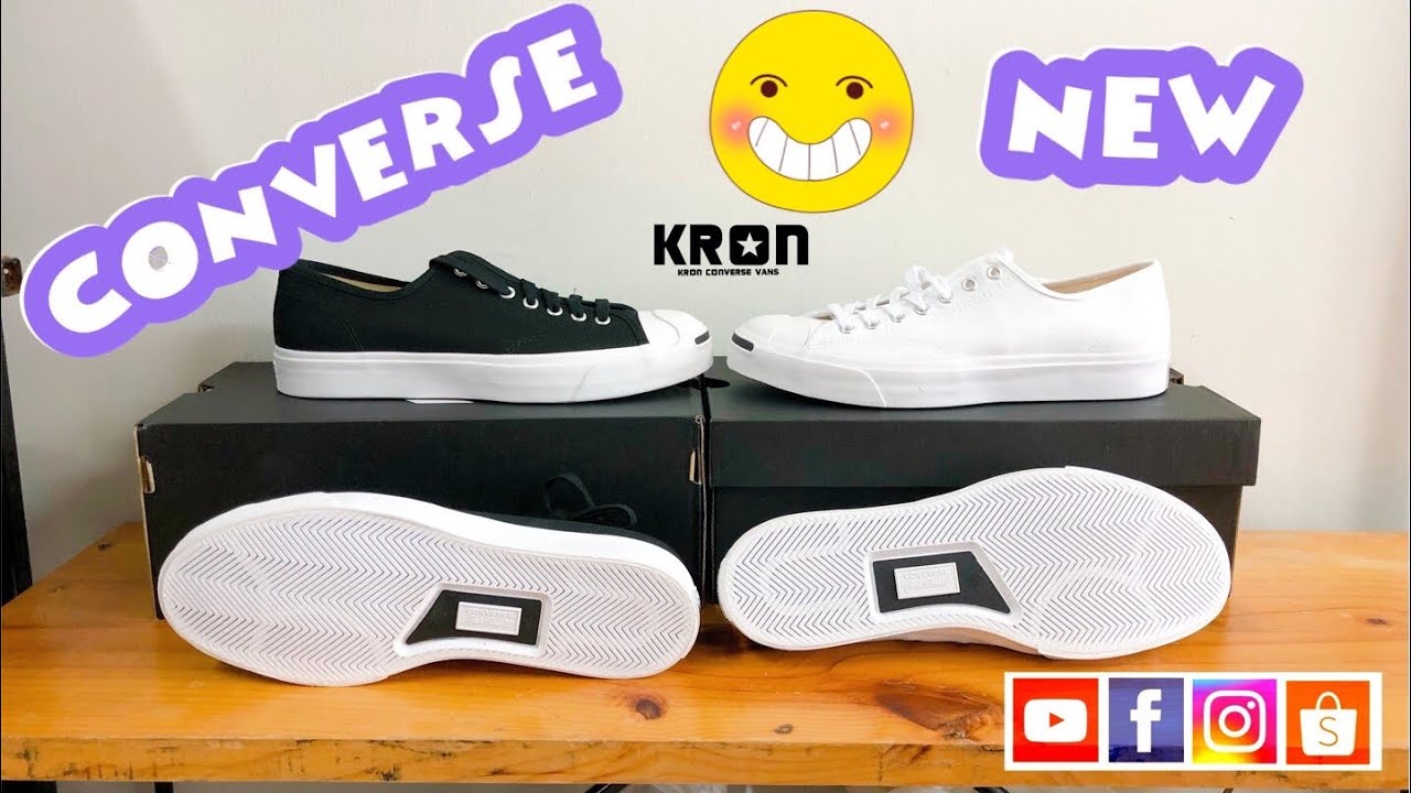 CONVERSE JACK PURCELL CLASSIC Jackตัวใหม่ พื้นขาว ราคา 2,600