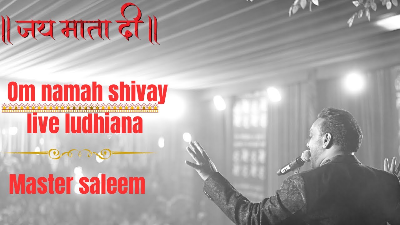 OM NAMAH SHIVAY LIVE 16 NOV 2024 @teammastersaleem #jai  #devotional #mastersaleem #qawali