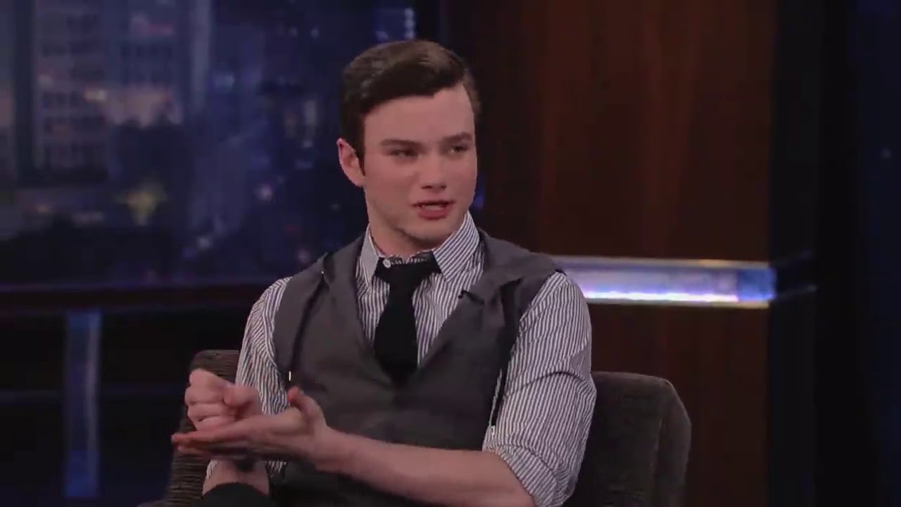 Chris Colfer on Jimmy Kimmel 2011