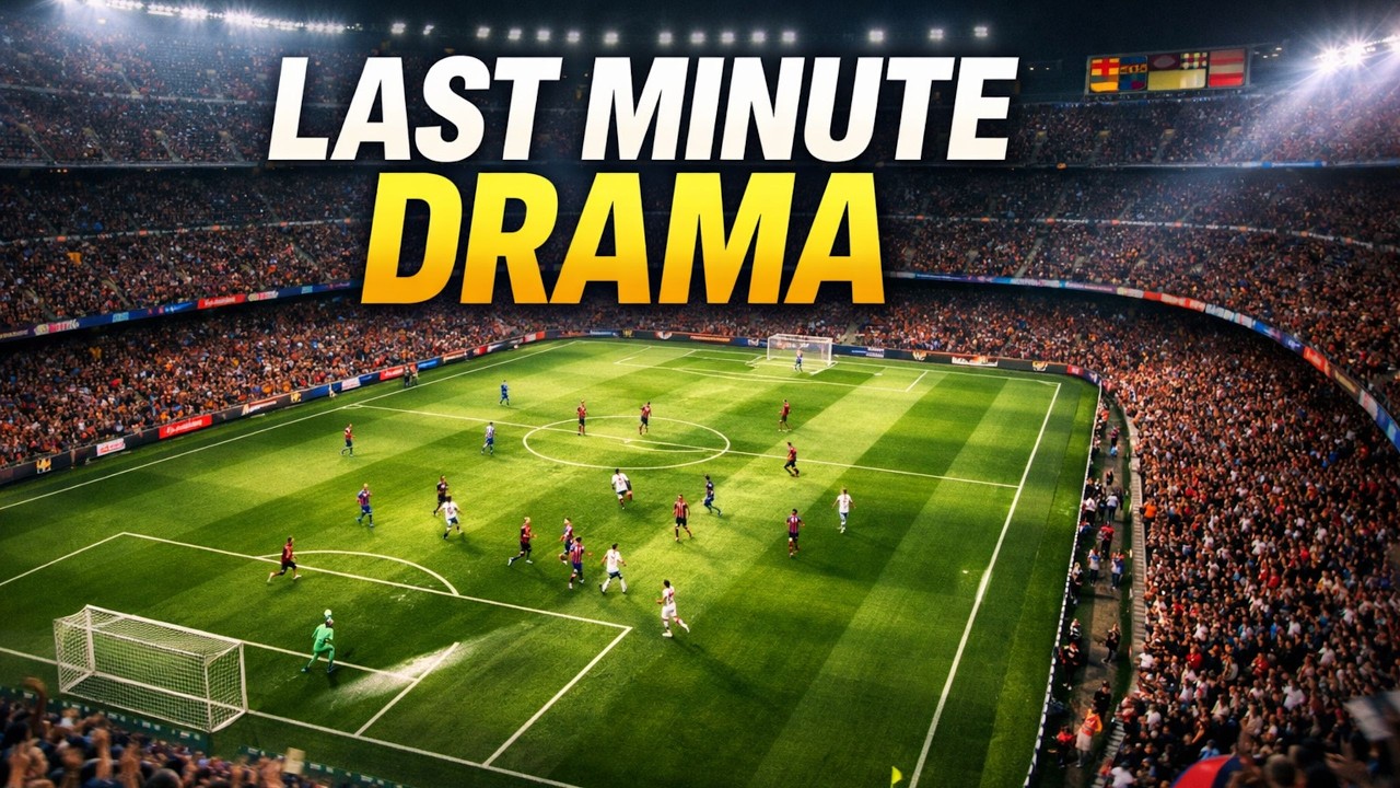 Last-Minute Drama — Barcelona vs AC Milan Friend Match | 120’ Winner in eFootball