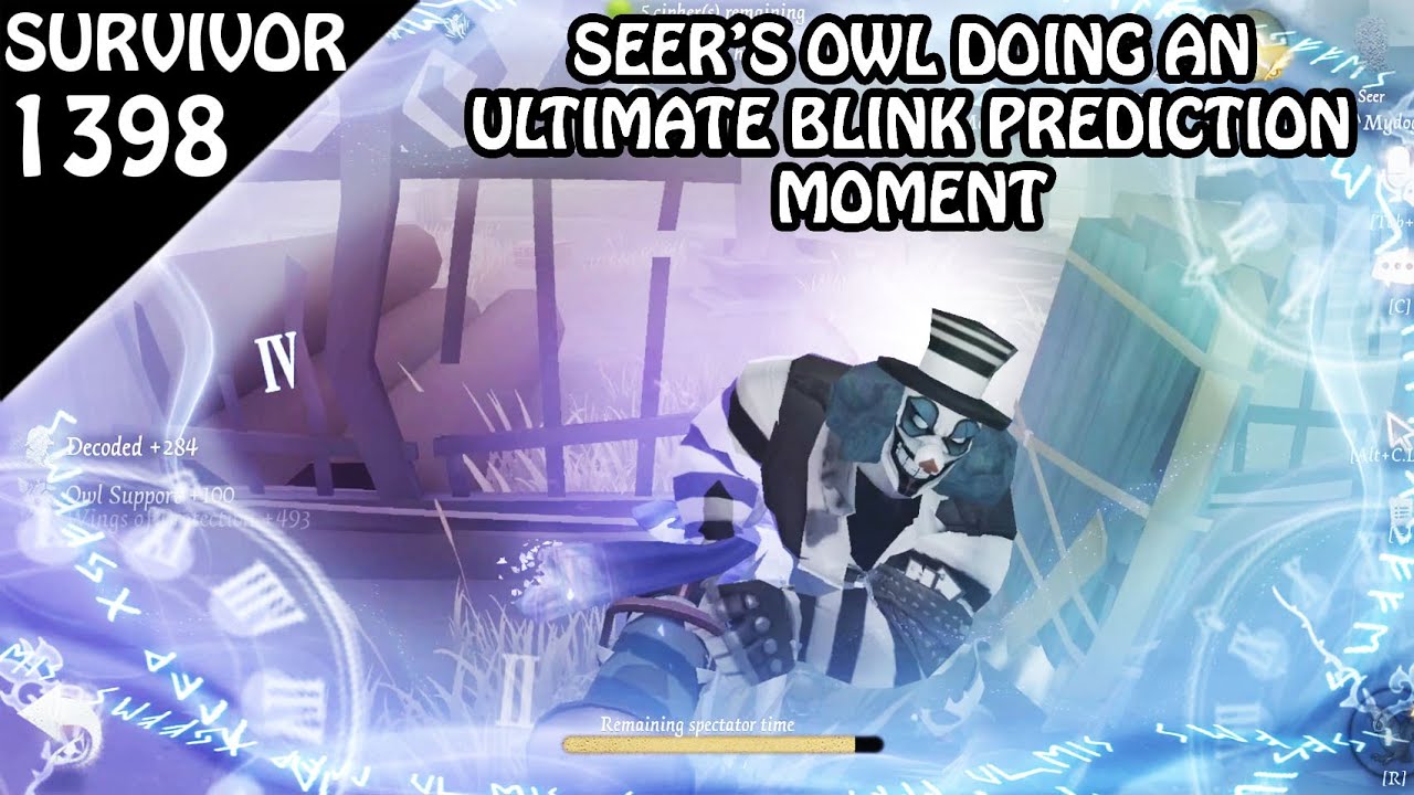 Perfect Seer Owl's Instinct - Survivor Rank #1398 (Identity v)