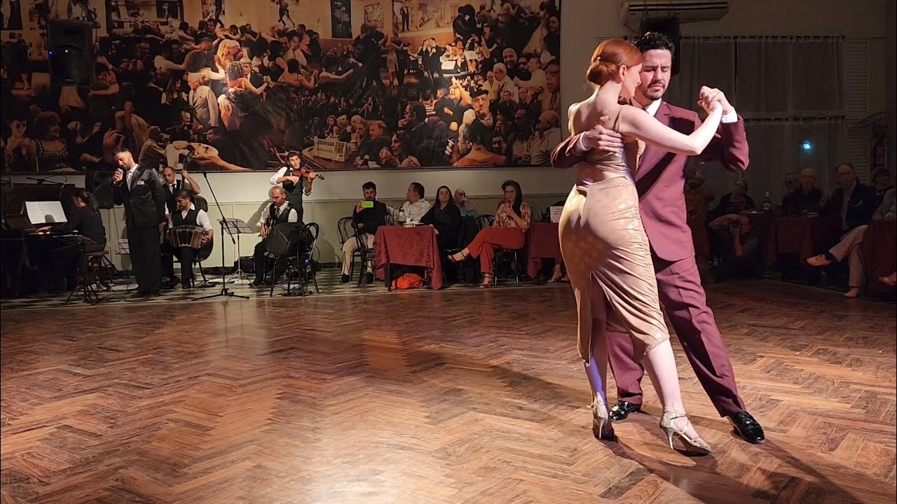 Alejandro Beron & Kelly Lettieri dance Una Emoción by Quinteto Derecho Viejo at Parakultural
