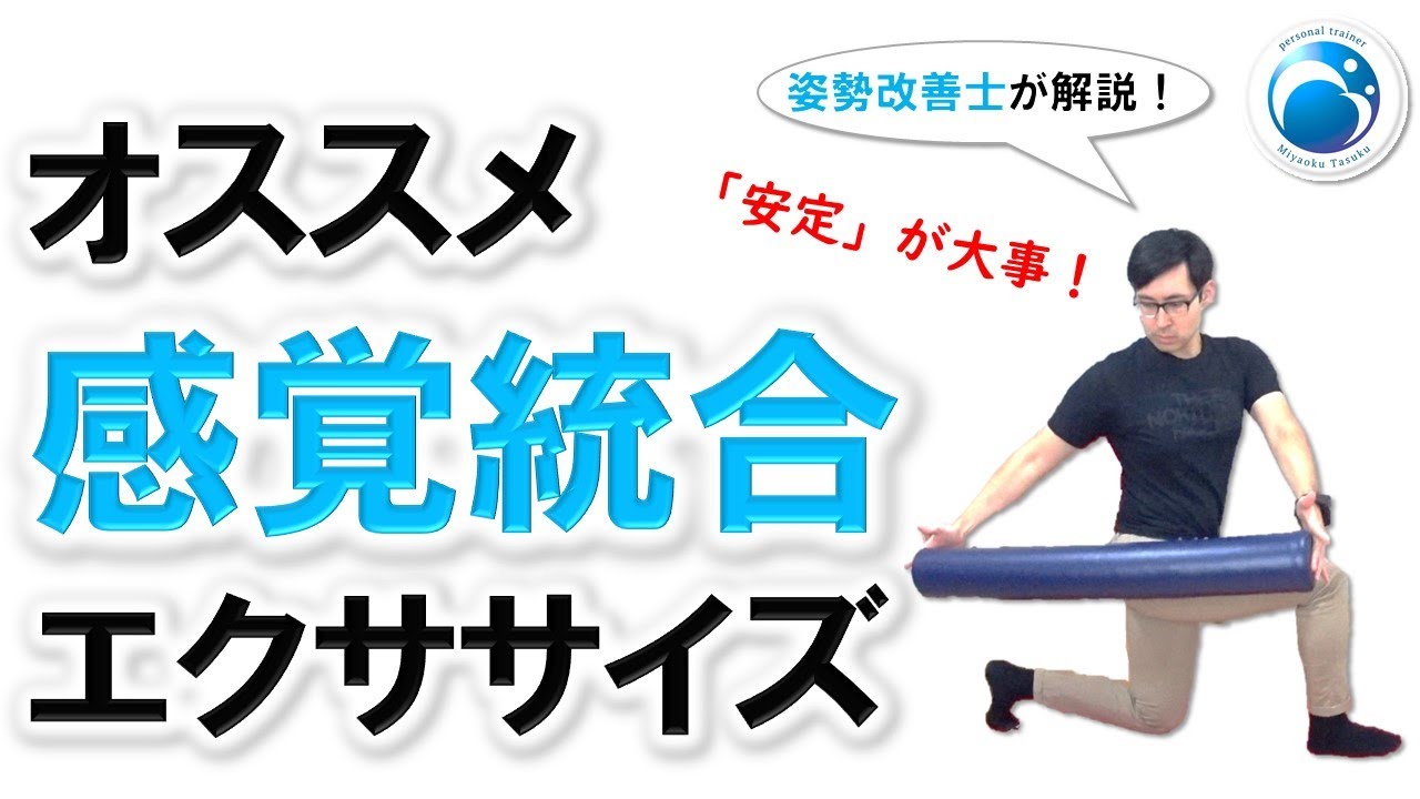 「姿勢や動作に多大な影響！！感覚統合エクササイズを紹介」姿勢・動作改善トレーナー”姿勢改善士”が教える！
