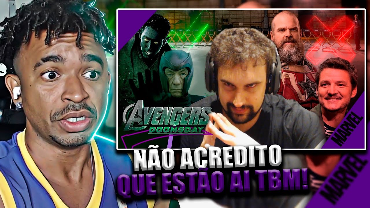 Vingadores Doomsday Esse Elenco me Preocupa e me Hypa muito KKKKKK | ALEXANDRE NA ÁREA #react