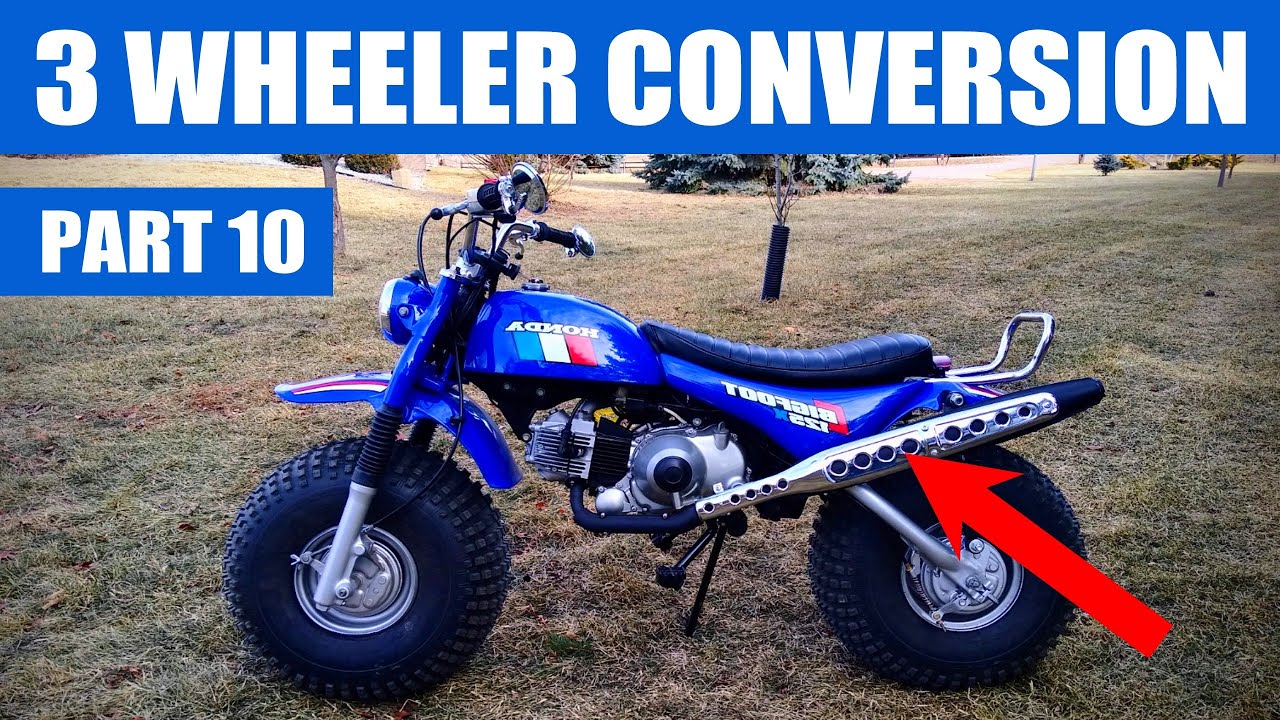 Honda 3 Wheeler Conversion Dirt Bike Conversion - Part 10