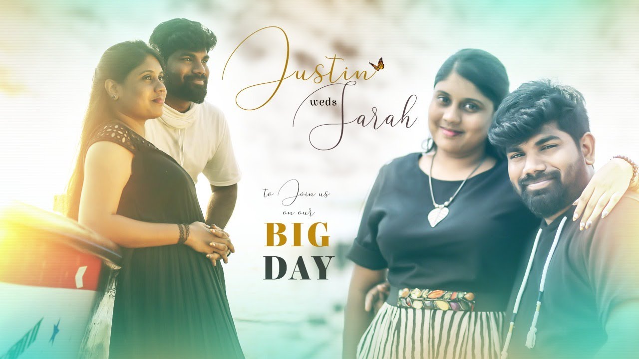 Justin❤️Sarah | Reception Live | BIG DAY |  Jebamtv