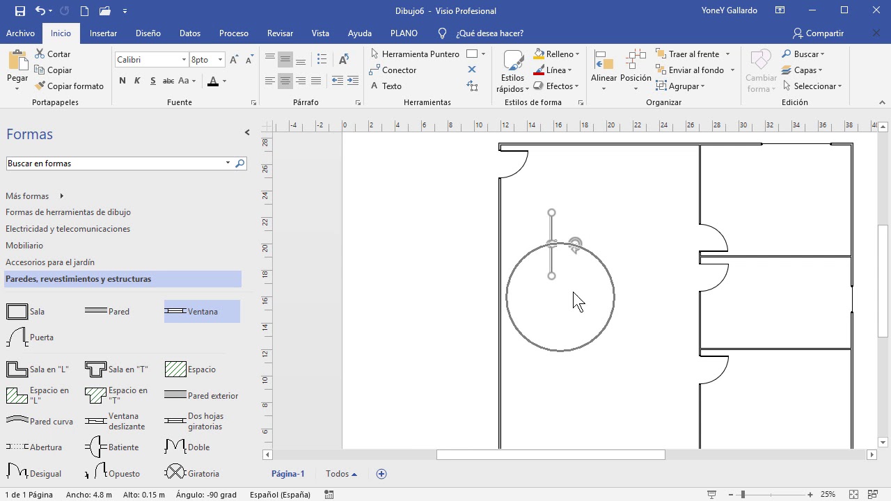Cómo crear un plano de vivienda en Visio