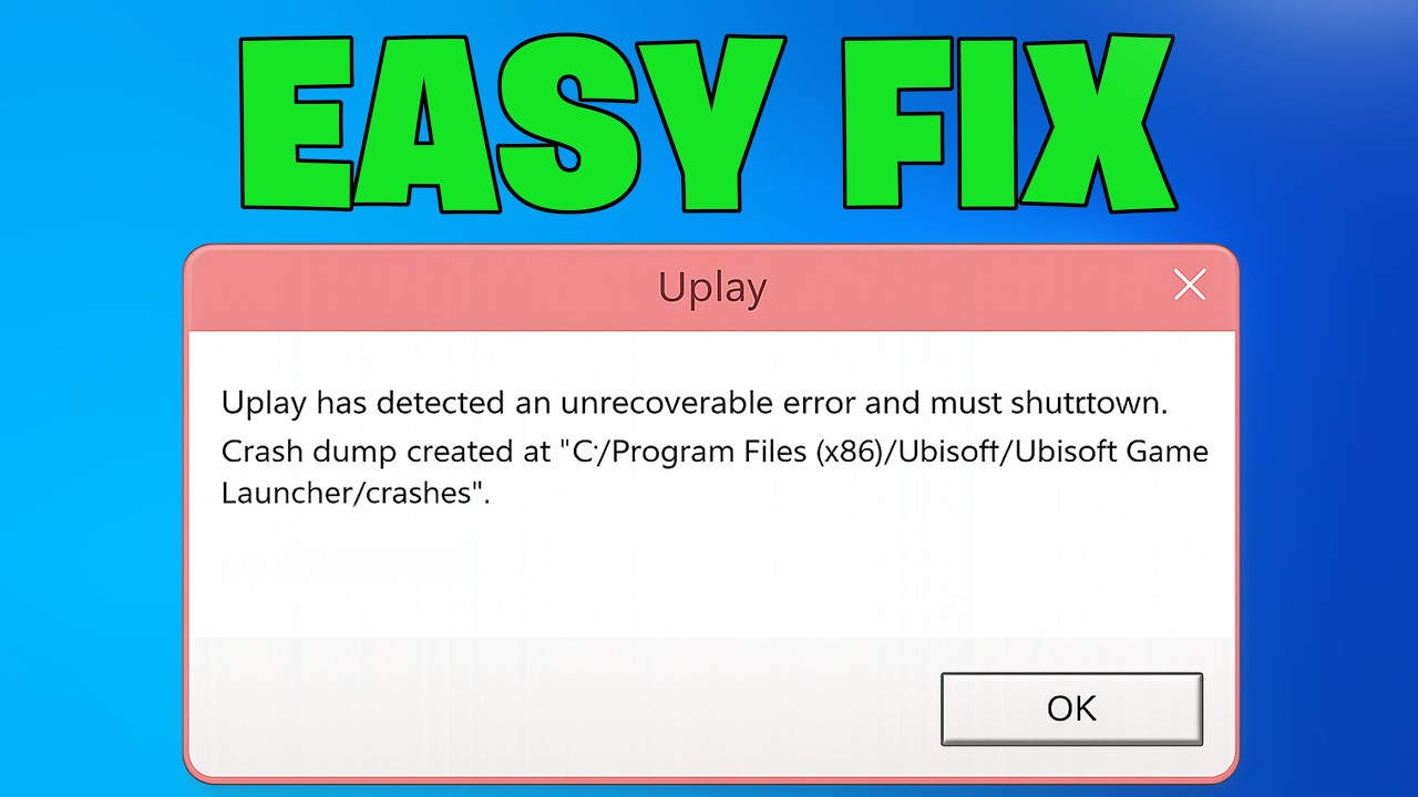 Как исправить ошибку &laquo;Uplay обнаружил неустранимую ошибку и должен завершить работу&raquo; 🎮