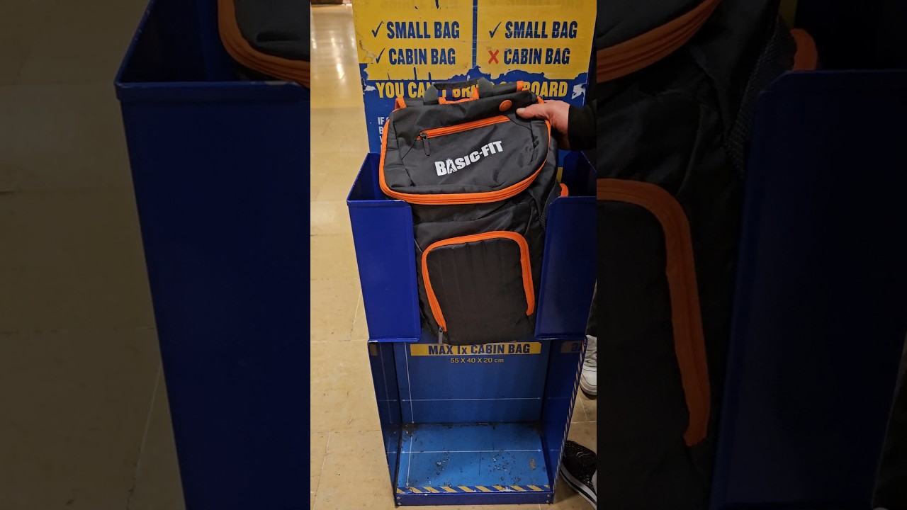 VU! 😱 Astuce le sac cabine de basic fit gratuit  pour #ryanair !!