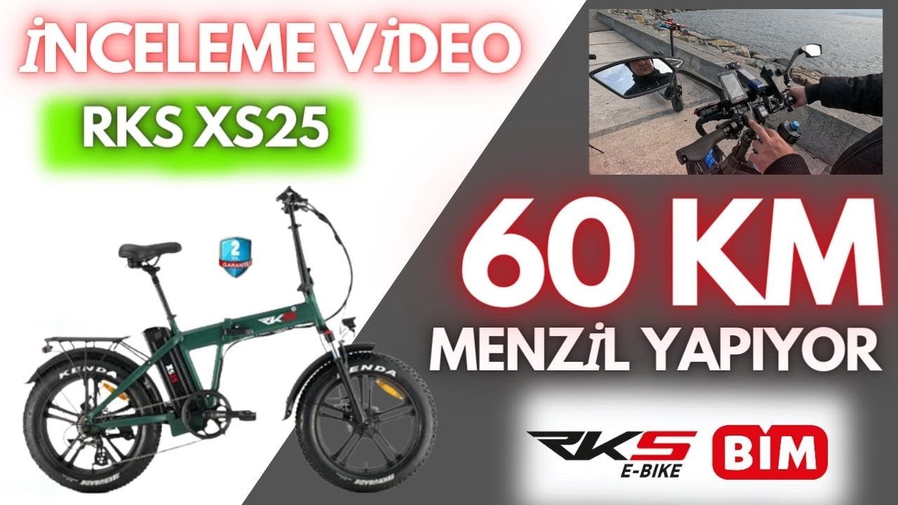 Rks xs25 Elektrikli Bisiklet İnceleme Video / Bim Katlanır Elektrikli Bisiklet/ #elektriklibisiklet