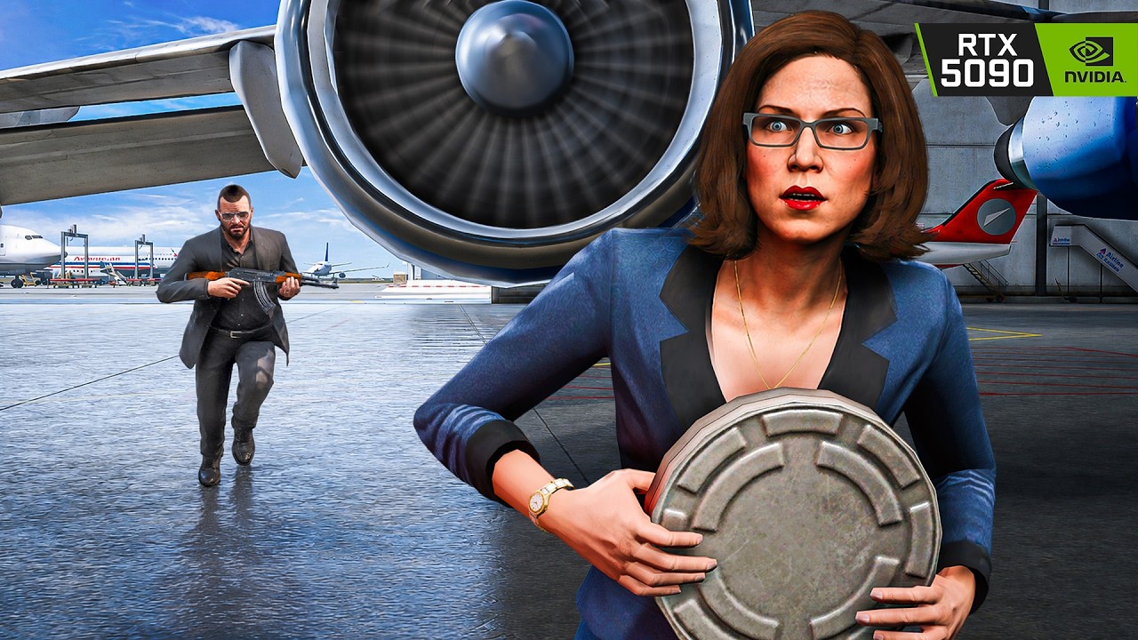GTA 5 'Legal Trouble' Mission 8K Gameplay | RTX 5090 Remastered Graphics MOD